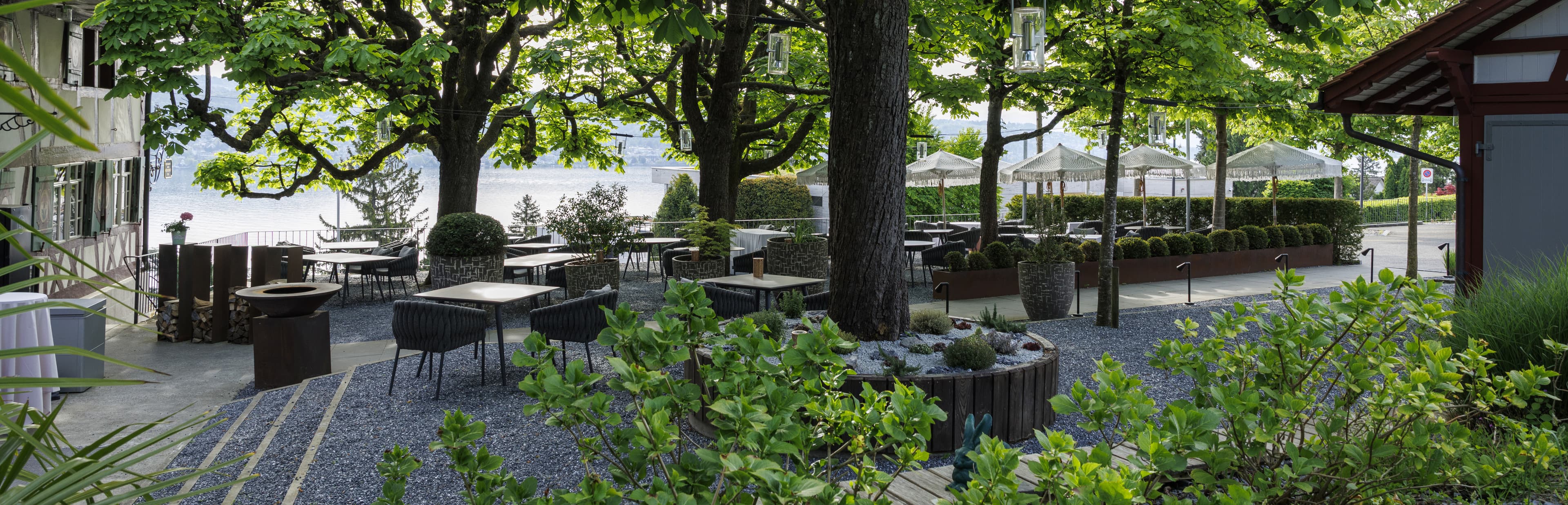 Oberer Mönchhof in Kilchberg mit Gartenanlage