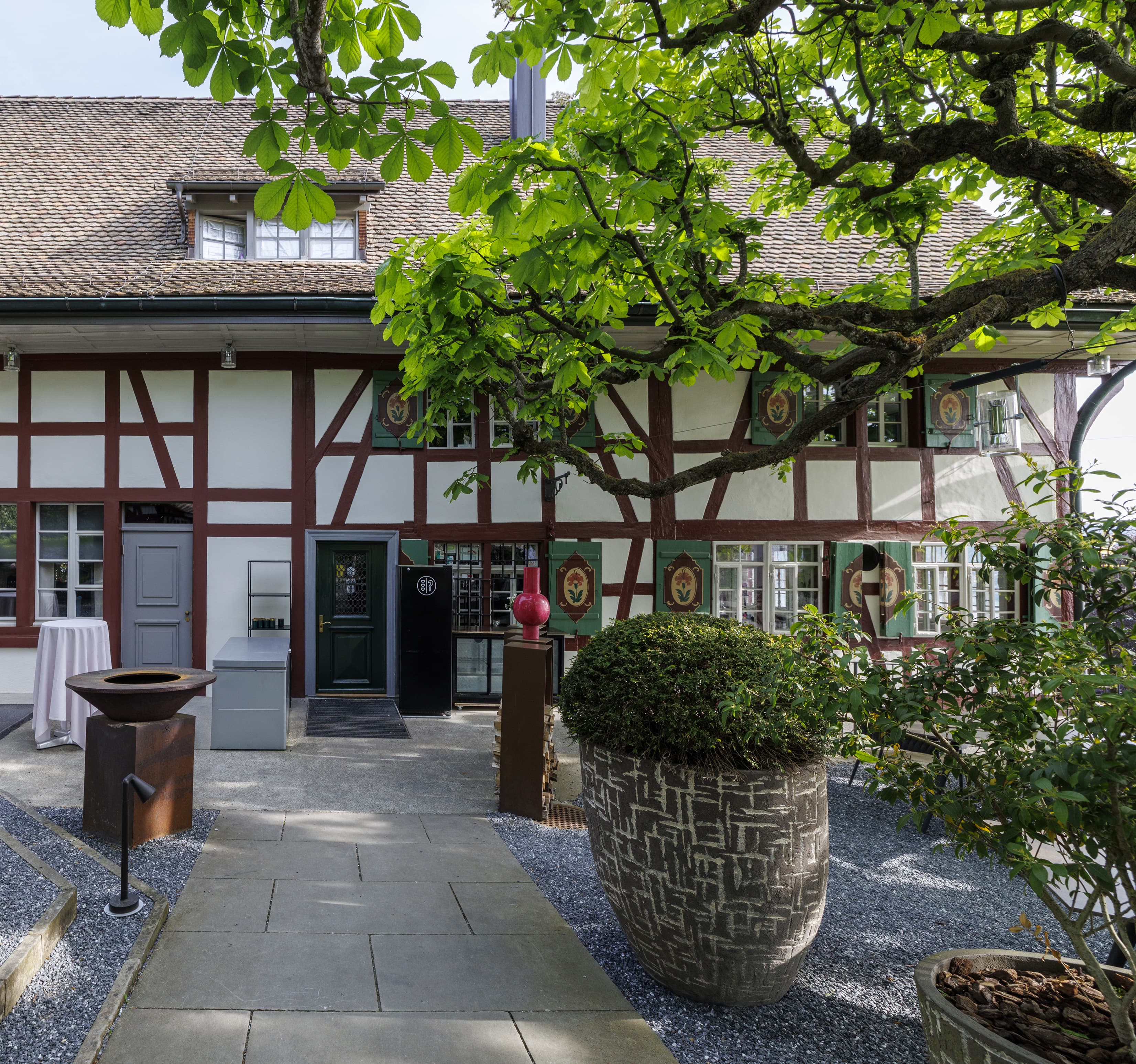 Oberer Mönchhof in Kilchberg mit historischer Fassade